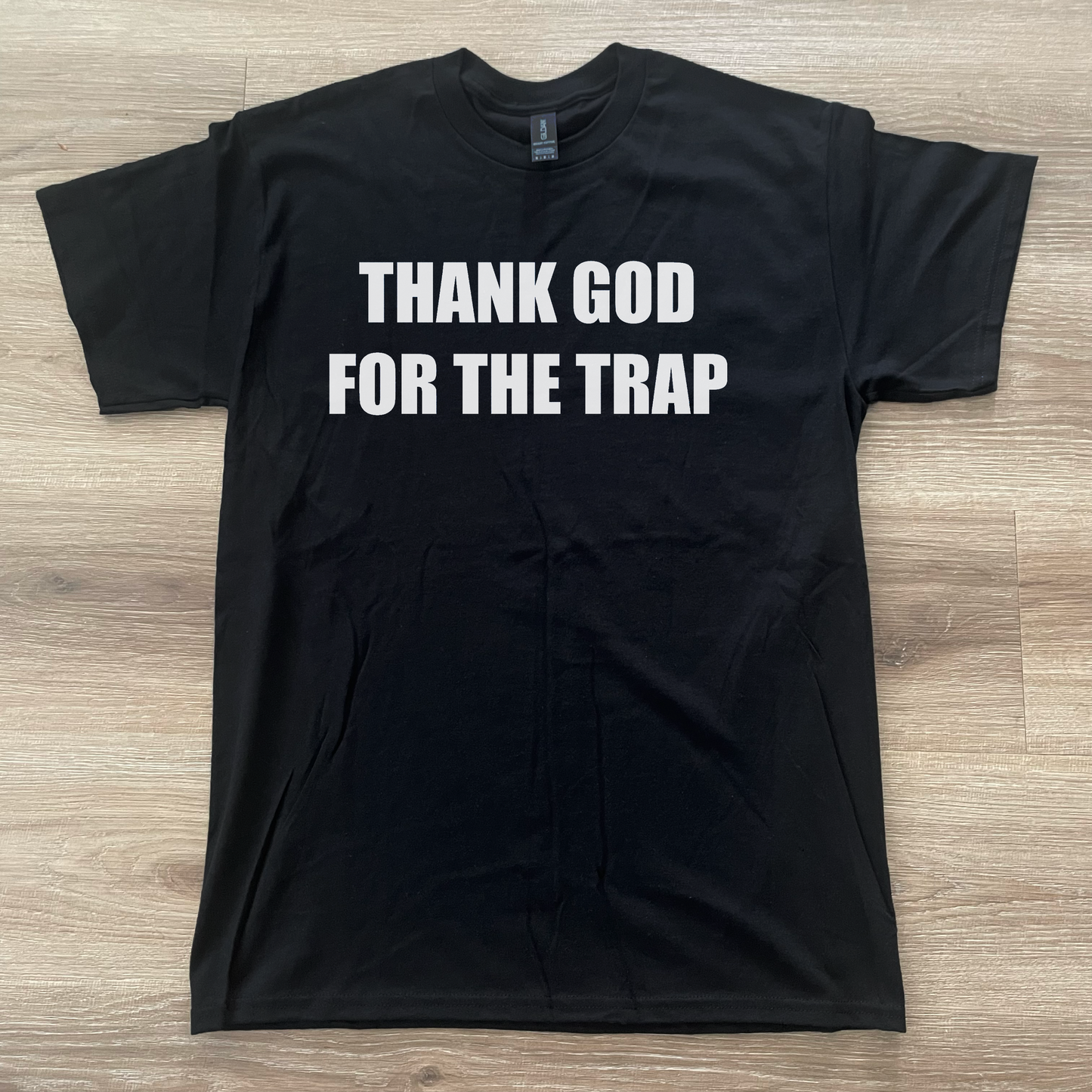 Thank God For The Trap T-Shirt Black