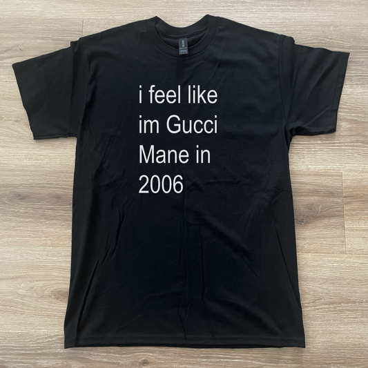 I Feel Like Gucci Mane In 2006 T-Shirt Black