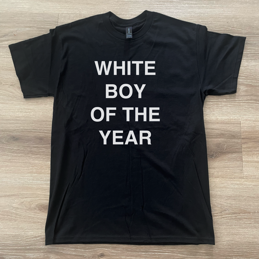 White Boy Of The Year T-Shirt Black