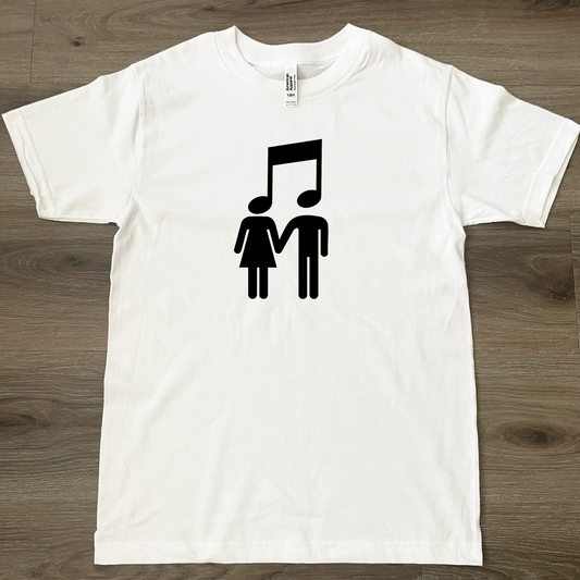 Music Connects Us T-Shirt White